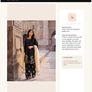 Noir Heritage Paisely Set